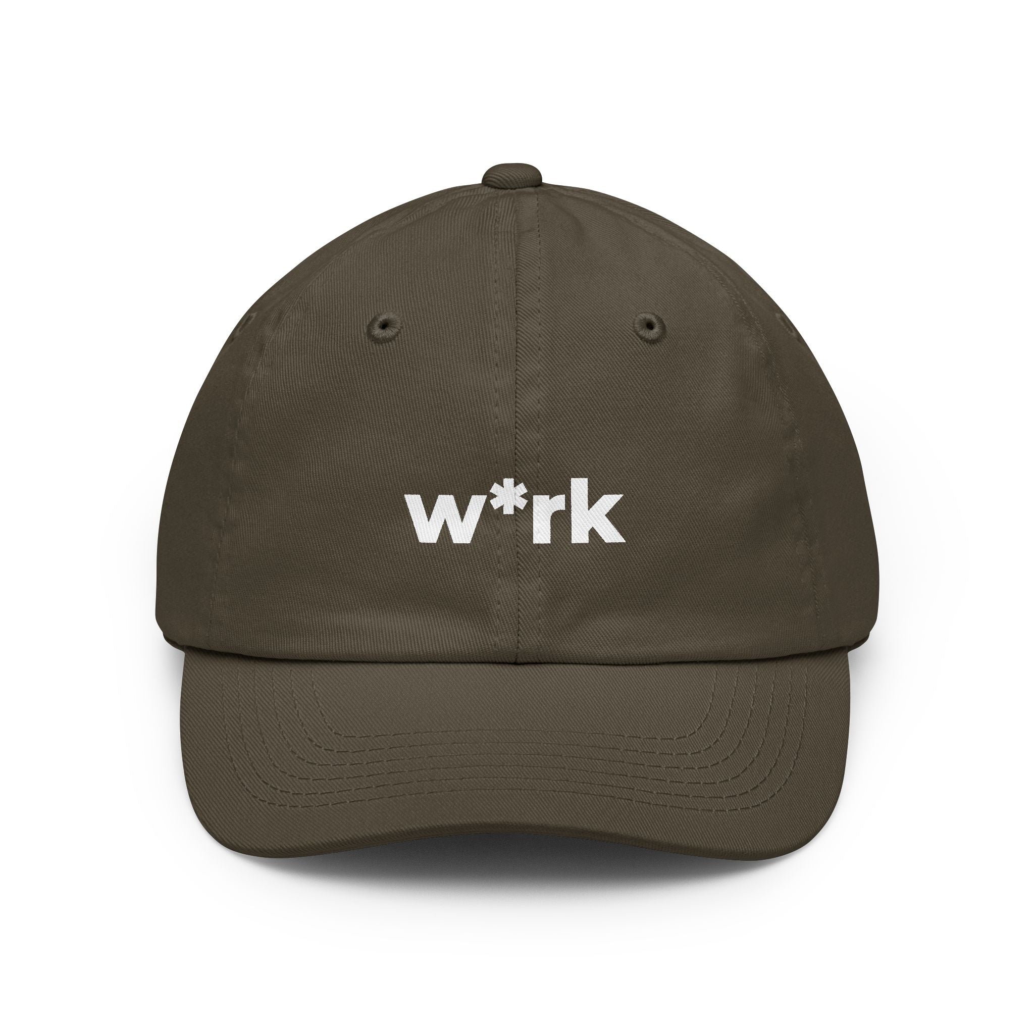 'w*rk' Censored Dad Hat