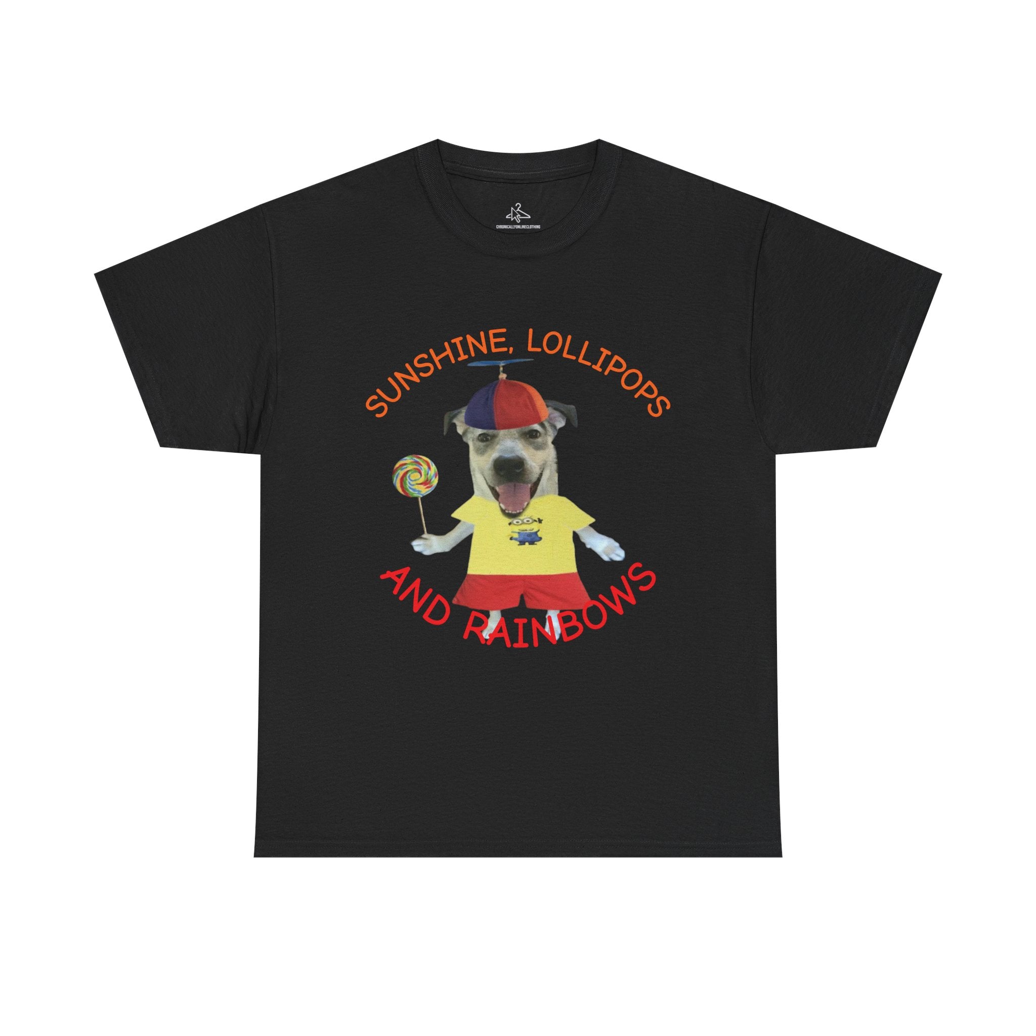 Sunshine and Rainbows Dog T-Shirt