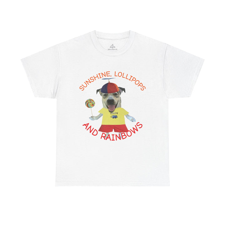 Sunshine and Rainbows Dog T-Shirt